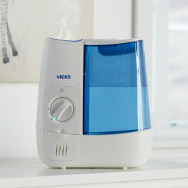 加湿器 スチーム式 VICKS ヴィックス スチーム式加湿器 容量3.7リットル 8畳対応 VWM845J スチーム加湿器 加熱式 加湿機 大型タンク スチーム 強弱2段階切り替え 芳香パッド1枚付 木造5畳～鉄筋8畳対応 リビング 子供部屋 寝室 シンプル お洒落 おしゃれ 定番 ビックス