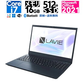 NEC 15.6型 LAVIE N15 メモリ：16GB SSD：512GB ノートパソコン Win11 Wi-Fi 6 Webカメラ Bluetooth5.1 LAN DVD Office2021 メーカー再生品（新品同様）