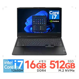 Lenovo 15.6型 IdeaPad Gaming 370i 82S900K8JP 第12世代 インテル Core i7 メモリ：16GB M.2 SSD：512GB 展示品