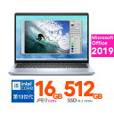 新品 Dell 14型 Inspiron 14 第13世代 インテル Core i5 1334U・メモリ ：16GB DDR5・M.2 SSD：512GB ノートパソコン,ノートPC Windows 11 Wi-Fi Webカメラ Bluetooth ノートパソコン,ノートPC・Office2019・アイスブルー