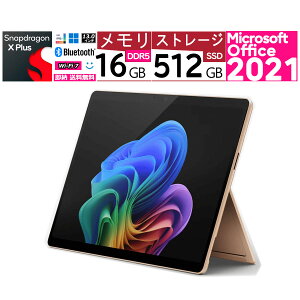 Vi Dolby Atmos }CN OʃJ wʃJ }CN\tg ^ubgPC 13 C` Surface Pro 11 ZHY-00046 [f[] Snapdragon X Plus :16GB(DDR5) Xg[W:512GB F Office2021 Wi-Fi 7 Win