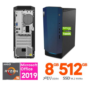Vi Q[~OPC Lenovo fXNgbvp\R IdeaCentre Gaming 560 90RW002QJP AMD Ryzen 5 5600G :8GB Xg[W:M.2 SSDF512GB GeForce GTX 1660 SUPER Windows 10 Home 64bit Wi-Fi 6 10/100/1000Mbps wifi6 Office2019