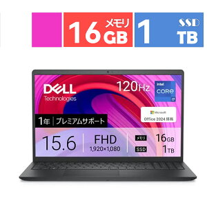 Vi Dell m[gp\R 15.6 ^(C`) DELL m[gPC Inspiron 15 3530 NI85-FHHBB[J[{ubN] 120Hz 13 Ce Core i7 1355U 10RA F16GB SSDF1TB Windows 11 Home Officet
