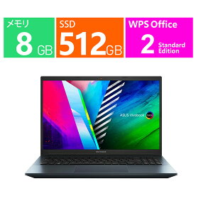 Office�EVivobook Pro 15 OLED M3500QA M3500QA-L1152W�E15.6 �^�EAMD Ryzen 9�E8GB �������E512GB SSD�EWeb�J�����EWi-Fi 6�Ή��E�N���C�G�b�g�u���[