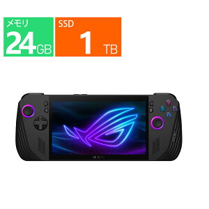 �V�i ASUS �m�[�g�p�\�R�� 7 �^(�C���`) ROG Ally X RC72LA-Z1E24G1T [�u���b�N] AMD Ryzen Z1 Extreme 3.3GHz/8�R�A �������F24GB M.2 SSD�F1TB Windows 11 Home