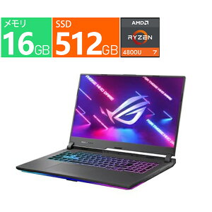 �V�i ASUS �m�[�g�p�\�R�� 17.3 �^(�C���`) ROG Strix G17 G713IE G713IE-R7R3050T2Y [�G�N���v�X�O���[] AMD Ryzen 7 4800H 2.9GHz/8�R�A �������F16GB SSD�F512GB Windows 11 Home