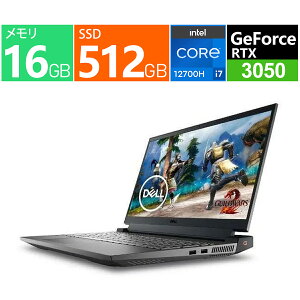 �V�i �f�� Dell G15 5520/15.6�C���`�Q�[�~���O�m�[�g�p�\�R��/��12����C���e�� Core i7-12700H/������16GB DDR5/RTX 3050/SSD 512GB/Windows 11 Home/�_�[�N�O���[ NG575-CHLCB