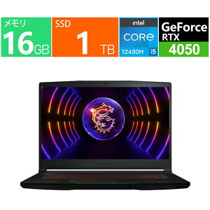 �V�i �Q�[�~���OPC ���C�h��� 144Hz MSI �m�[�g�p�\�R�� 15.6 �^(�C���`) Thin-GF63-12VE-1002JP [�u���b�N] ��12���� �C���e�� Core i5 12450H 8�R�A ������:16GB(DDR4) �X�g���[�W:SSD�F1TB Windows 11 Home Bluetooth Wi-Fi