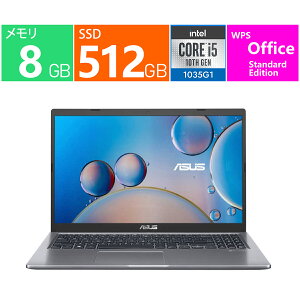 �V�i ASUS �m�[�g�p�\�R�� 15.6 �^(�C���`) X515JA X515JA-BQ1827T ��10���� �C���e�� Core i5 1035G1(Ice Lake) 1GHz/4�R�A �������F8GB SSD�F512GB Windows 10 Home Office�t��