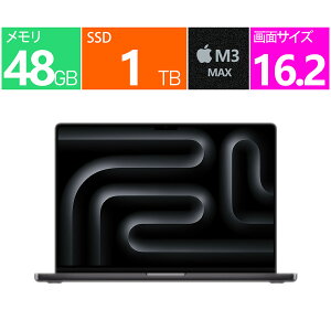 �V�i Apple Mac �m�[�g(MacBook) 16.2 �C���` MacBook Pro Liquid Retina XDR�f�B�X�v���C 16.2 MUW63JA/A [�X�y�[�X�u���b�N] Apple M3 Max�`�b�v 16�R�A ������:48GB�X�g���[�W:SSD�F1TB Wi-Fi 6 wifi6�yUS�L�[�{�[�h�z
