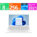 富士通 15.6型 FMV Lite 3515/H1 CPU：インテル Celeron メモリ：8GB SSD：256GB ノートパソコン,ノートPC Webカメラ Wi-Fi6 LAN DVD Office2021 展示品
