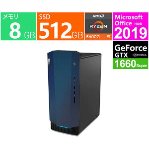 �V�i �Q�[�~���OPC Lenovo �f�X�N�g�b�v�p�\�R�� IdeaCentre Gaming 560 90RW002QJP AMD Ryzen 5 5600G ������:8GB �X�g���[�W:M.2 SSD�F512GB GeForce GTX 1660 SUPER Windows 10 Home 64bit Wi-Fi 6 10/100/1000Mbps wifi6 Office2019