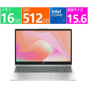 �V�i HP �m�[�g�p�\�R�� 15.6 �^(�C���`) HP 15-fd1003TU AY6R6PA-AAAA [�i�`�������V���o�[] �C���e�� Core 7 150U 1.8GHz/10�R�A �������F16GB M.2 SSD�F512GB Windows 11 Home