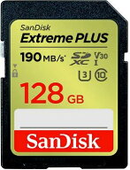SanDisk サンディスク Extreme PLUS SDXC UHS-Iカード 128GB SDSDXWA-128G-JBJCP Class10 /128GB