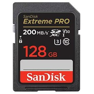 �V�i �T���f�B�X�N Extreme PRO SDXC�J�[�h SDSDXXD-128G-JOJCP 128GB Class10 UHS-I U3 V30 �ő�Ǎ�200MB/s �ő发��90MB/s ���h�o�V�J�������胂�f��