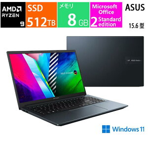 Office�EVivobook Pro 15 OLED M3500QA M3500QA-L1152W�E15.6 �^�EAMD Ryzen 9�E8GB �������E512GB SSD�EWeb�J�����EWi-Fi 6�Ή��E�N���C�G�b�g�u���[