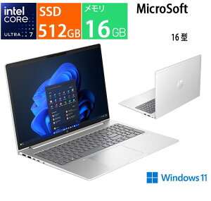 �y�V�i�zHP ProBook 460 G11/CT Notebook PC 9G355AV-ALVH 16�C���`, CPU: intel Core Ultra 7, ������: 16GB, �X�g���[�W: 512 GB, Windows 11 Pro