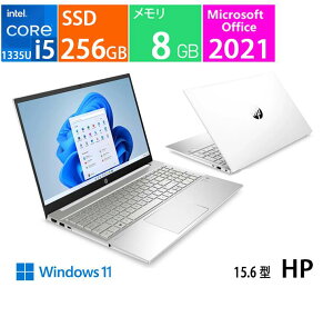 �V�i HP �m�[�g�p�\�R�� 15.6 �^(�C���`) Pavilion 15-eg3005TU [�Z���~�b�N�z���C�g] ��13���� �C���e�� Core i5 1335U(Raptor Lake) 10�R�A �������F8GB M.2 SSD�F256GB Windows 11 Home Office2021