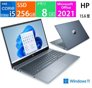 �V�i HP �m�[�g�p�\�R�� 15.6 �^(�C���`) Pavilion 15-eg3006TU [�t�H�O�u���[] ��13���� �C���e�� Core i5 1335U(Raptor Lake) 10�R�A �������F8GB M.2 SSD�F256GB Windows 11 Home Office2021