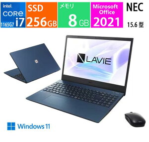�V�i NEC �m�[�g�p�\�R�� 15.6 �^(�C���`) LAVIE N15 PC-N1570GAL-Y [�l�C�r�[�u���[] ��11����C���e�� Core i7-1165G7 ������:8GB �X�g���[�W:SSD�F256GB Windows 11 Home 64bit �w��F�� Wi-Fi 6 10/100/1000Mbps windows11wifi6 