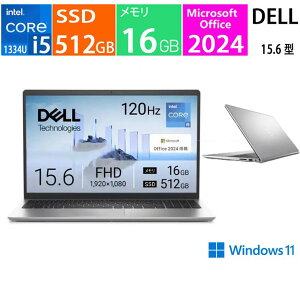 �V�i Dell 15 DC15250 ND65-FWHBS [�v���`�i�V���o�[], CPU ��13���� Intel Core i5-1334U, ������:16 GB, �X�g���[�W:SSD:512GB, Microsoft office 2024, Windows 11