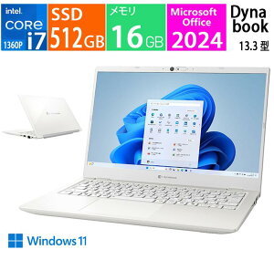 �V�i dynabook G8/Y P1G8YPBW [�p�[���z���C�g], CPU:��13���� �C���e�� Core i7, �������e��:16 GB, SSD�F512GB, Microsoft Office 2024, Windows 11
