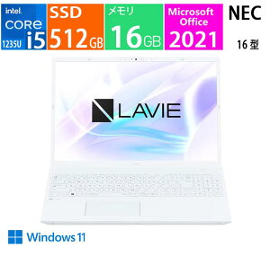 �V�i NEC �m�[�g�p�\�R�� 16.0 �^(�C���`) LAVIE N16 PC-N1655HAW-YC [�p�[���z���C�g] ��12���� �C���e�� Core i5 1235U �ő�4.40GHz/10�R�A ������:16GB SSD�F512GB Windows 11 Home 64bit Wi-Fi 6 LAN windows11wifi6 Office2021
