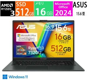 �V�i ASUS�b�G�C�X�[�X �m�[�g�p�\�R�� Vivobook Go 15 �~�b�N�X�u���b�N E1504FA-R3165BWS [15.6�^ /Windows11 Home /AMD Ryzen 3 /�������F16GB /SSD�F512GB /Office 2024]
