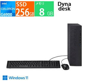 �V�i dynaDesk DT200/Y A613KYV8M11A �f�X�N�g�b�vPC / CPU:�C���e�� Celeron G6900 / ������:8GB / SSD:256GB / Windows 11