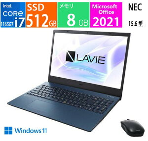 �V�i�ELAVIE N15 N1570/EAL PC-N1570EAL-E3�E15.6 �^�E�C���e�� Core i7�E8GB �������E512GB SSD�EWeb�J�����EDVD�h���C�u�EOffice2021