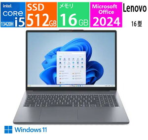 �V�i IdeaPad Slim 3i Gen 10 83K20018JP [���i�O���[] / CPU:�C���e�� Core i5 13420H / ������:16 GB / SSD�F512GB / Microsoft Office 2024 / Windows 11