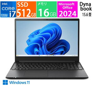 �V�i dynabook�b�_�C�i�u�b�N �m�[�g�p�\�R�� dynabook A7 �u���b�N P1A7ABBB 15.6�^ /Windows11 Home /intel Core i7 /�������F16GB /SSD�F512GB / Office 2024