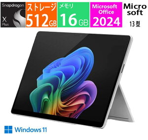�V�i �}�C�N���\�t�g �^�u���b�gPC 13 �C���` Surface Pro ��11���� ZHY-00011 [�v���`�i] Snapdragon X Plus X1P-64-100 �������F16GB 512GB Office�t��