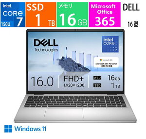 �V�i DELL�b�f�� �m�[�g�p�\�R�� Dell 16 DC16250 �v���`�i�V���o�[ ND76-FWM3SC 16.0�^ /Windows11 Home /intel Core 7 /�������F16GB /SSD�F1TB /Microsoft 365
