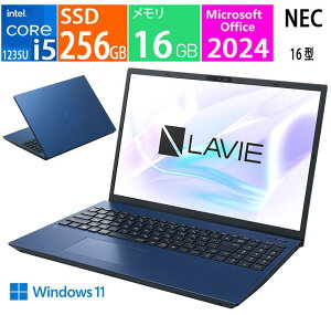 NEC�b�G�k�C�[�V�[ �m�[�g�p�\�R�� LAVIE N1655/JA�V���[�Y N1655/JAL �l�C�r�[�u���[ PC-N1655JAL 16.0�^ /Windows11 /intel Core i5 /�������F16GB /SSD�F256GB /Office 2024