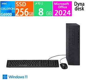 �V�i dynaDesk DT200/Y A613KYV8L55A �f�X�N�g�b�vPC / CPU:�C���e�� Celeron G6900 / ������:8GB / SSD:256GB / Windows 11 / Microsoft Office 2024