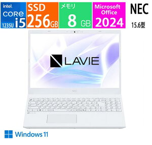 NEC LAVIE N15 N155E/JAW PC-N155EJAW [�p�[���z���C�g] / Office�t��15.6�^�m�[�gPC / i5/8GB/256GB/Win11Home/OF H&B2024