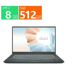 MSI 15.6型 Modern-15-A10M-478JP 第10世代 インテル Core i3 10110U(Comet Lake) 2.1GHz/2コア メモリ：8GB M.2 SSD：512GB ノートパソコン,ノートPC Win10　新品(開封未使用品)