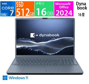 �V�i dynabook �m�[�g�p�\�R�� T6 P1T6APEL [�A�b�V���u���[] / CPU�F�C���e�� Core 7 150U 1.8GHz/10�R�A / 16 �^ / �������e�ʁF16GB / SSD�F512GB / Office 2024 / Windows 11