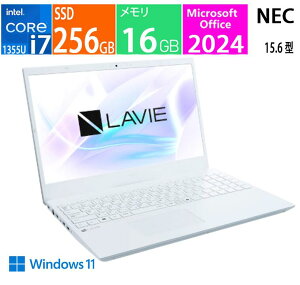 �V�i NEC LAVIE N15 PC-N157CLAW 15.6�^ Core i7 Win11Home ������16GB SSD256GB Office2024 �m�[�g�p�\�R�� �p�[���z���C�g