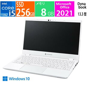 �V�i Dynabook �m�[�g�p�\�R�� �I���W�i�� dynabook G6 �p�[���z���C�g P3G6PSBW / CPU:Core i5 1135G7 / �������e��:8GB / SSD:256GB / Windows 10 / Office 2021