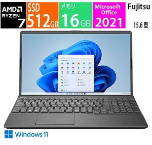 �V�i �x�m�� �m�[�g�p�\�R�� LIFEBOOK AH�V���[�Y FMVA51H1BE / CPU:AMD Ryzen 7 5700U / 15.6�^ / ������:16GB / SSD:512GB / Windows 11