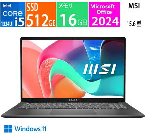 �V�i MSI e angle select Modern 15 F13MX Modern-15-F13MXG-5260JPNNE6 [�v���`�i�O���C] / CPU:��13���� �C���e�� Core i5 1334U / 15.6 �^ / �������e��:16 GB / SSD�F512GB / Office 2024