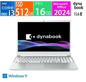 �V�i Dynabook �m�[�g�p�\�R�� e angle select dynabook �v���V���X�V���o�[ P1C5YSEE / CPU:��13���� �C���e�� Core i3 1305U / 15.6 �^ / �������e��:16 GB / SSD�F512GB / Microsoft Office 2024 / Windows 11