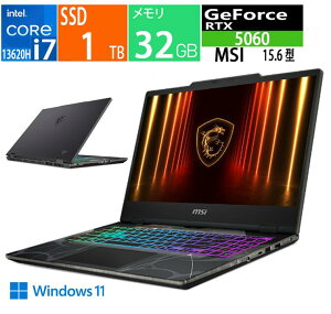 �V�i MSI �m�[�g�p�\�R�� CYBORG Cyborg-15-B13WFKG-5060JP / 15.6 �^ / CPU:��13���� �C���e�� Core i7 13620H / �������e��:32 GB / SSD�F1TB / Office���� / GeForce RTX 5060 / Windows 11