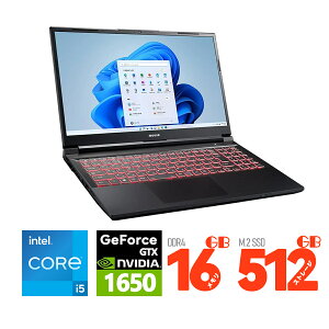 Vi Q[~OEm[gp\REmouse G-Tune EGPN511G165EGeforce GTX1650E15.6 ^EIntel Core i5E16GB E512GB SSDEWebJ EWi-Fi 6ΉEQ[~OPCEWPS Office 2EGeForce GTX 1650