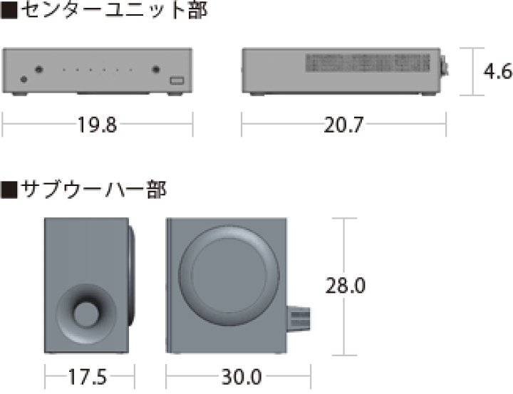 楽天市場】シャープ(SHARP) HT-SP100 フローティング型サイド