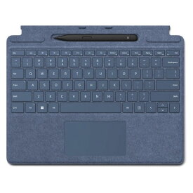 新品 マイクロソフト Surface Pro 8/X/9 用 スリム ペン 2付きキーボード 日本語 8X8-00113 [サファイア]