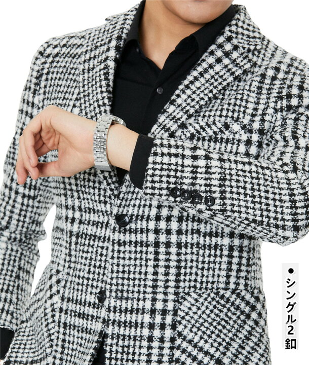 楽天市場 あす楽 千鳥格子 テーラードジャケット メンズ 春 秋 冬 大きいサイズ ブレザー メンズ きれいめ カジュアルジャケット 派手 スーツ アメカジ アウター スリム カジュアル スタイリッシュ ビジネススーツ 細身 ジャケット リモートワーク 送料無料 Ryoukou 楽天市場 あす楽 千鳥格子 テーラードジャケット メンズ 春 秋 冬 大きいサイズ ブレザー メンズ きれいめ カジュアルジャケット 派手 スーツ アメカジ アウター スリム カジュアル スタイリッシュ ビジネススーツ 細身 ジャケット リモートワーク 送料無料 Ryoukou