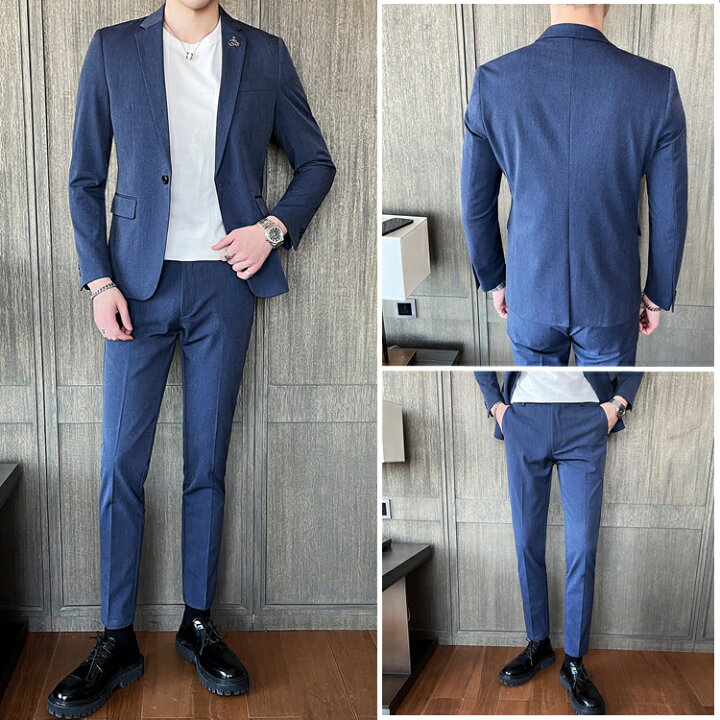 楽天市場 スーツ メンズ スリム セットアップ 7色 無地 オシャレ カジュアル ノータック 春 夏 ジャケパン 2ピーススーツ 結婚式 パーティー 二次会 紳士服 送料無料 Ryoukou楽天市場店 楽天市場 スーツ メンズ スリム セットアップ 7色 無地 オシャレ カジュアル ノータック 春 夏 ジャケパン 2ピーススーツ 結婚式 パーティー 二次会 紳士服 送料無料 Ryoukou楽天市場店